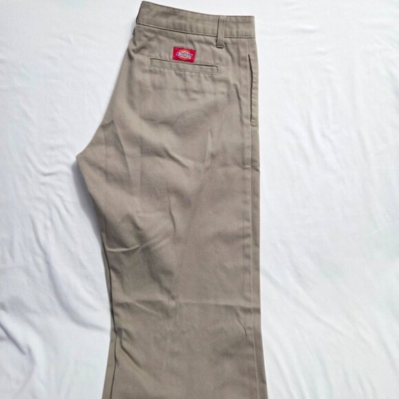 Mid-Rise Bootcut Khaki Pants | Y2K Business Casual Trousers - Picture 3 of 8